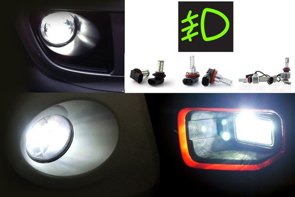 Pack Ampoules LED antibrouillard avant pour RODIUS SSANGYONG