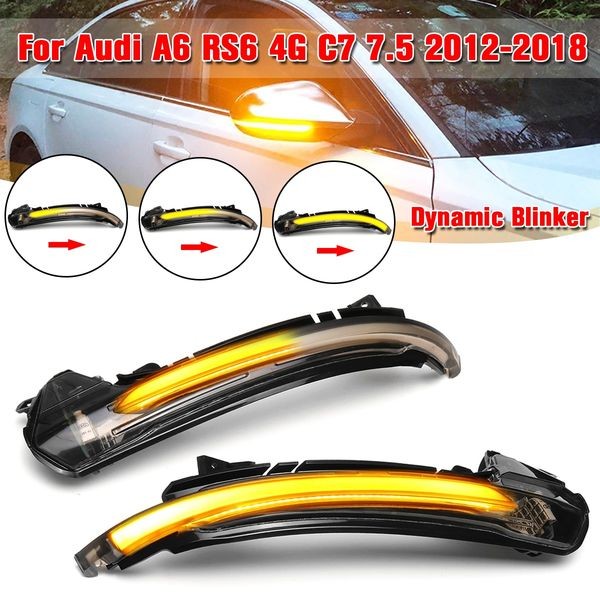Répétiteurs Rétro LED Dynamique Défilant AUDI* A6 C7 2011 - 2018