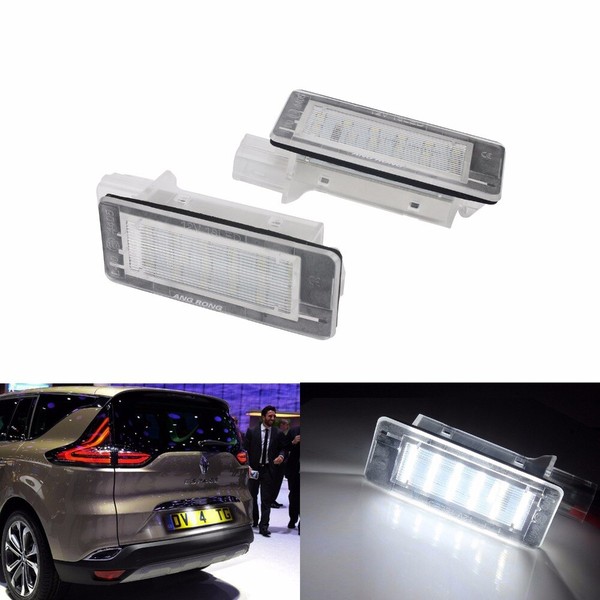LED License plate Espace 3 &  4, Scenic 2, Laguna 2, Modus, Captur, Clio Estate, Dokker, Duster