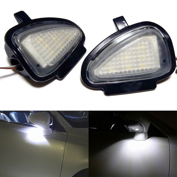 Pack 2 éclairages LED coming home rétroviseur Golf 6 - Lampe de bienvenue sous rétroviseur Volkswagen* LED