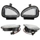 Pack 2 éclairages LED coming home rétroviseur Golf 6 - Lampe de bienvenue sous rétroviseur Volkswagen* LED