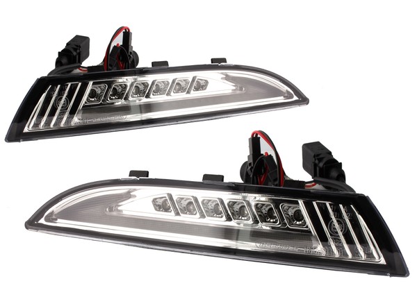 Dynamische LED-Blinker + LED-Tagfahrlicht Volkswagen Scirocco - Klare Version