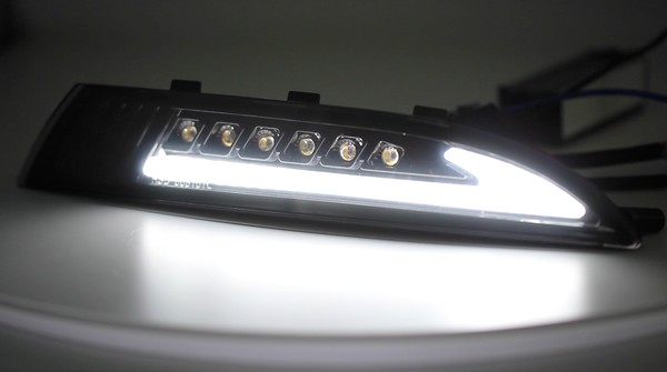 Clignotants LED Dynamique Défilant + Feux de jour LED Scirocco Volkswagen - Version Fumée