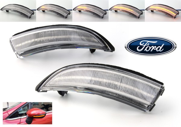 Repeaters dynamic LED backlit scrolling FORD Fiesta 2011 - 2018