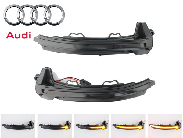 Repeaters dynamic backlighting LED scrolling Audi* A4 RS4 B9 8W, A5 8F