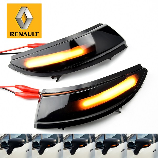 Répétiteurs RÉTRO LED DYNAMIQUE DÉFILANT Clio 4 Clio IV - Renault