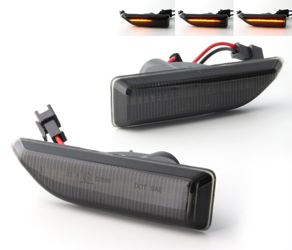 Clignotants Latéraux Défilants LED Mini Countryman F60 - Version Fumée DYNAMIQUE