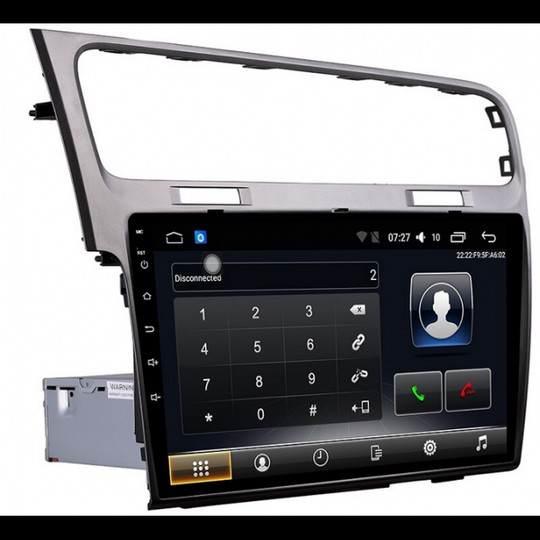 Radio Android gps volkswagen 7 - GREY