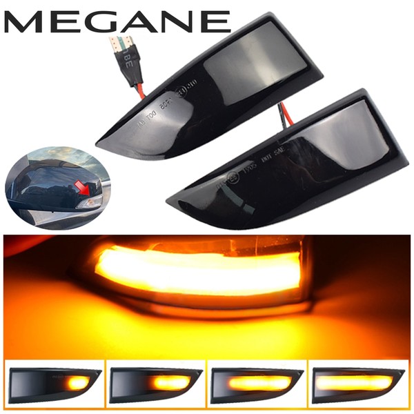 Repeaters dynamic LED scrolling retro Megane III - Renault