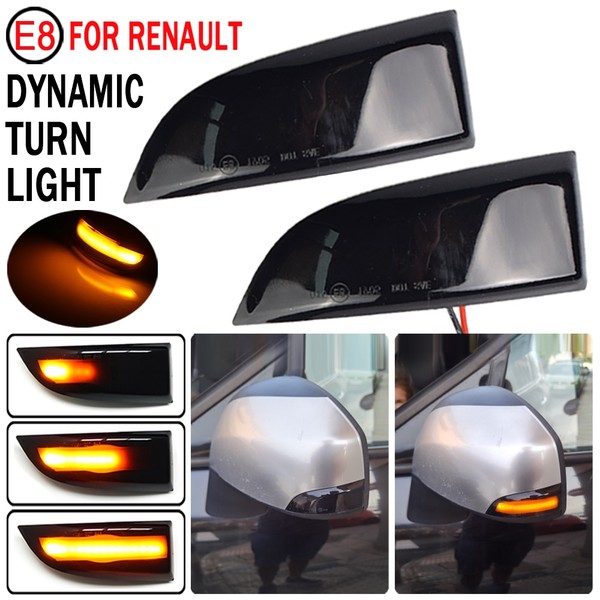 Repeaters dynamic LED scrolling retro Megane III - Renault