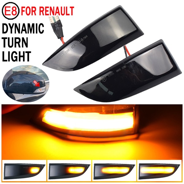 Répétiteurs RÉTRO LED DYNAMIQUE DÉFILANT Mégane III - Renault