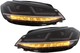 Phares Golf 7 phase 2 OSRAM LEDriving Full LED - LEDHL109-BK