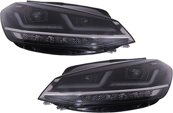 Phares Golf 7 phase 2 OSRAM LEDriving Full LED - LEDHL109-BK
