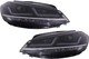 Phares Golf 7 phase 2 OSRAM LEDriving Full LED - LEDHL109-BK