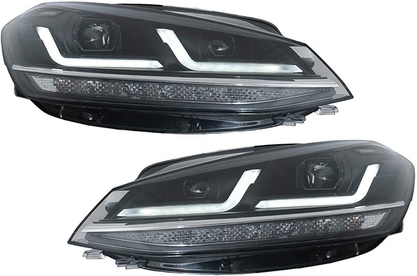 Phares Golf 7 phase 2 OSRAM LEDriving Full LED - LEDHL109-BK