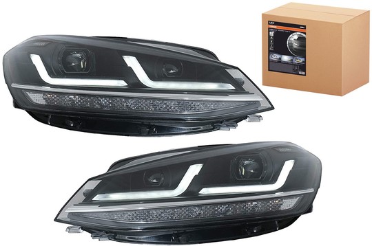 Phares Golf 7 phase 2 OSRAM LEDriving Full LED - LEDHL109-BK