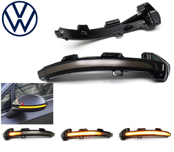 GOLF 8 Dynamic LED Mirrors Flashing - Rolling Repeaters