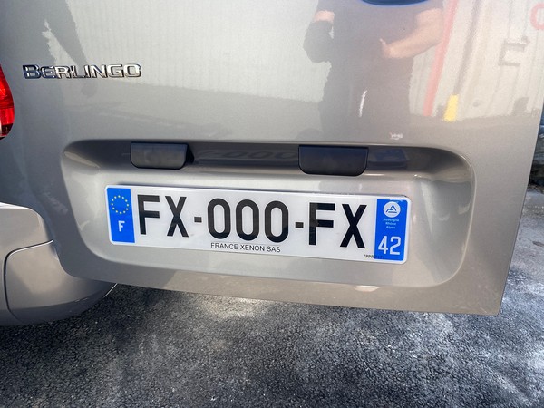 Pack 2 modules LED plaque arrière Citroën Jumpy & Berlingo - Feu éclaireur de plaque 6340G7