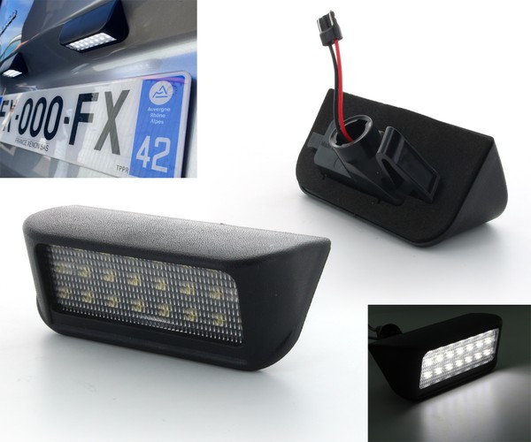 Pack 2 modules LED plaque arrière Citroën Jumpy & Berlingo - Feu éclaireur de plaque 6340G7