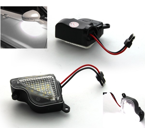 Pack 2 luci a LED per specchi Skoda Octavia Mk2 Mk3 e Superb MK2