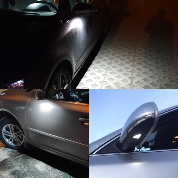 Pack 2 luci a LED per specchi Skoda Octavia Mk2 Mk3 e Superb MK2
