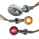 Clignotant + Stop LED Bullet Style Harley - Version Chrome - ECE Homologué
