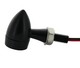 Pack de 2 Clignotants + Stop LED Bullet Style Harley - Version Noire - ECE Homologué - Aluminium
