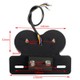 Feux arrière Stop/Veilleuses + Clignotants + Plaque LED - Universel + Support - Version Fumée - ECE