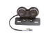 Feux arrière Stop/Veilleuses + Clignotants + Plaque LED - Universel + Support - Version Fumée - ECE