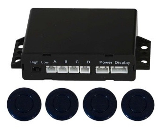 Radar de recul 4 capteurs noir - buzzer