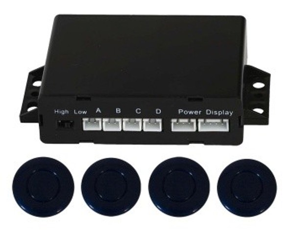 Radar de recul 4 capteurs noir - buzzer