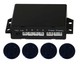 Radar de recul 4 capteurs noir - buzzer