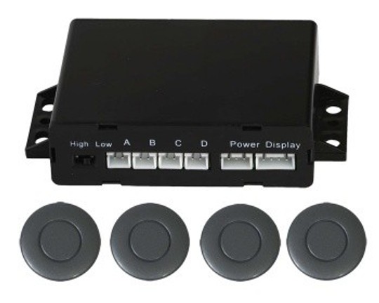 Radar de recul 4 capteurs gris - buzzer