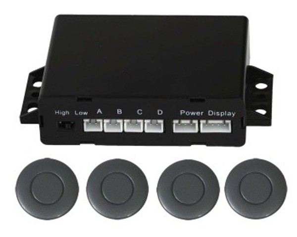 Radar de recul 4 capteurs gris - buzzer