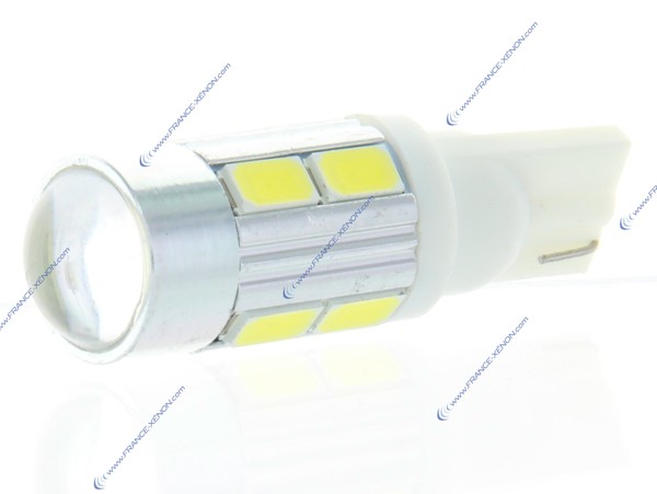 10 LED SG-lamp - W5W - Wit