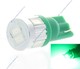 Ampoule 6 LED SG - W5W - Vert 12V Lampe de signalisation