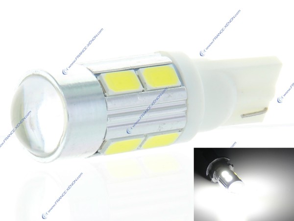 10 LED SG-lamp - W5W - Wit