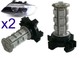 2 x Ampoules 18 SMD Blanc - PY24W - Blanc