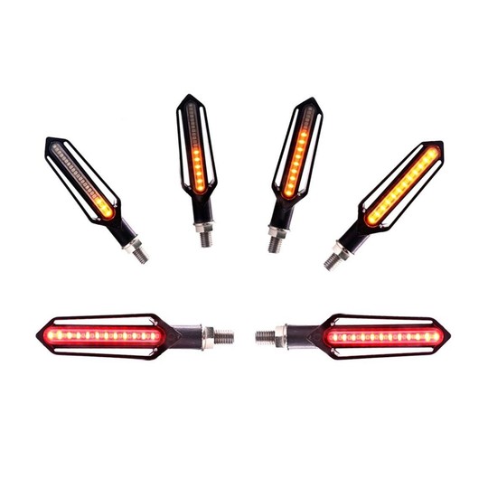 CLIGNOTANT +  STOP LED DÉFILANT pour Monop. 748 R (H3 moto) - DUCATI - NightX V3.0