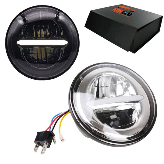 Optique LED 5.75 TRIUMPH Speed Triple 1050 - Homologué Rond 50W 5000lms