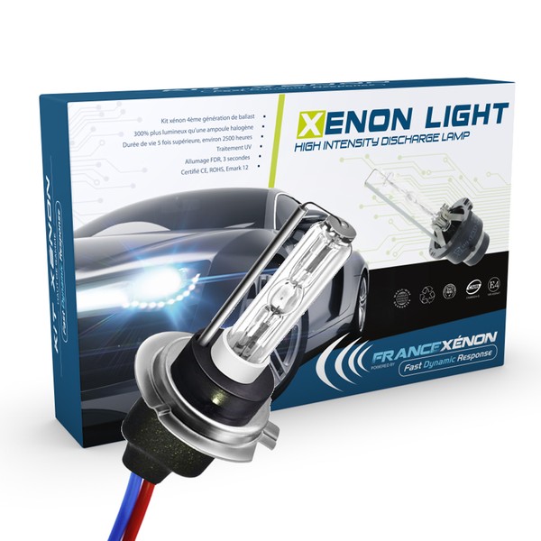 1 x H7 5000k 35w metallo lunga