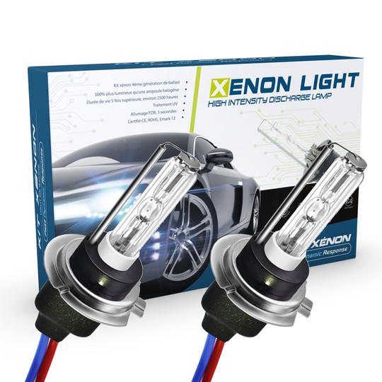 2 x ampoules H7 6000K 35W métallique longue xénon hid de rechange
