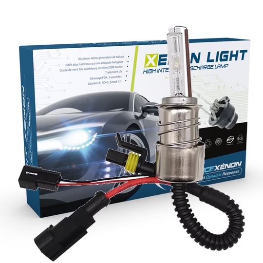 1 x Ampoule BA20D 6000K xénon pour kit HID xénon hid de rechange