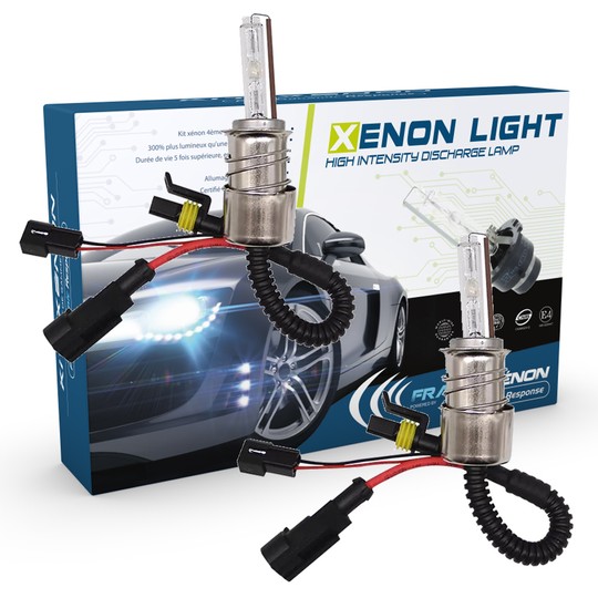 2 x Ampoules BA20D 4300K xénon pour kit HID xénon hid de rechange