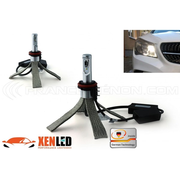 PACK feux de route H15 LED pour FORD RANGER équipé en ampoules H15 d'origine