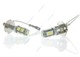x H3 24V pærer - LED SMD 9 LED - Lastbillampe / Signalering - Hvid