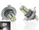 2 x H4 24V pærer - LED SMD 18 LED - 24 Volt lastbil pære