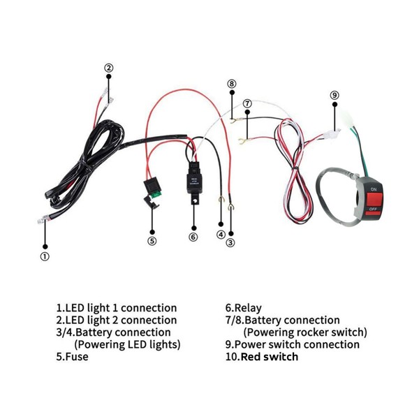 Luces LED antiniebla y largo alcance para RSV4 1000 R (RKH) - APRILIA