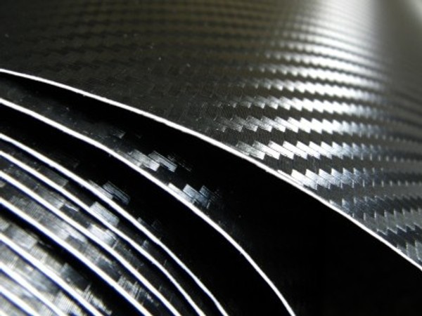 Vinyl Fibre de Carbone 3D Noir 30m x 1,52m