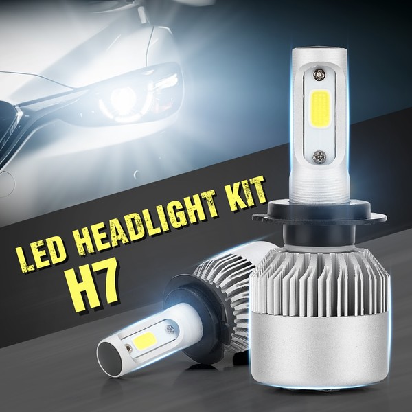 2 x Ampoules H7 LED HeadLight 75W - 6500K - 8000 Lumens - xenled